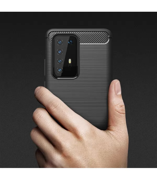 Carbon Brush silikonska zaštitna maska Huawei P40 Pro