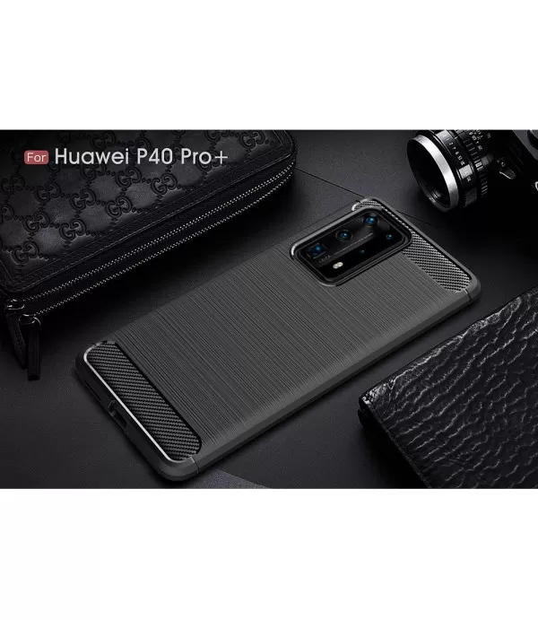 Carbon Brush silikonska zaštitna maska Huawei P40 Pro Plus