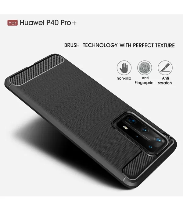 Carbon Brush silikonska zaštitna maska Huawei P40 Pro Plus