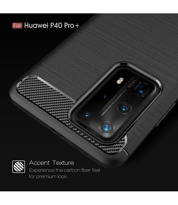 Carbon Brush silikonska zaštitna maska Huawei P40 Pro Plus