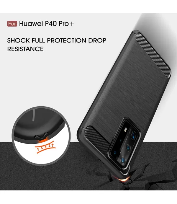 Carbon Brush silikonska zaštitna maska Huawei P40 Pro Plus