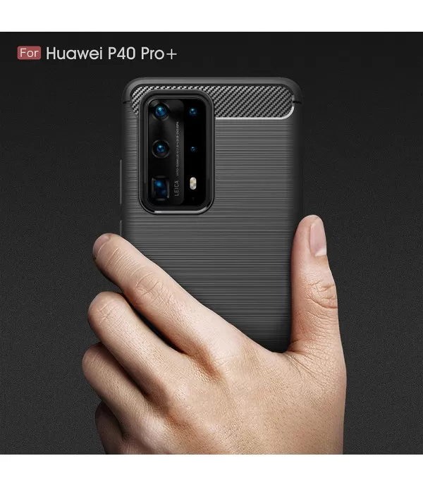 Carbon Brush silikonska zaštitna maska Huawei P40 Pro Plus