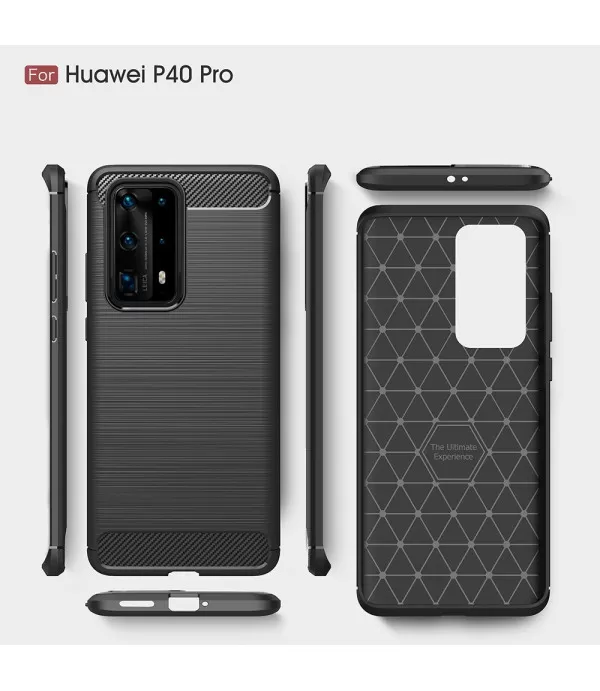 Carbon Brush silikonska zaštitna maska Huawei P40 Pro Plus