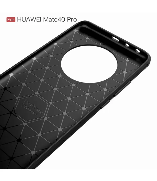 Carbon Brush silikonska zaštitna maskica Huawei Mate 40 Pro