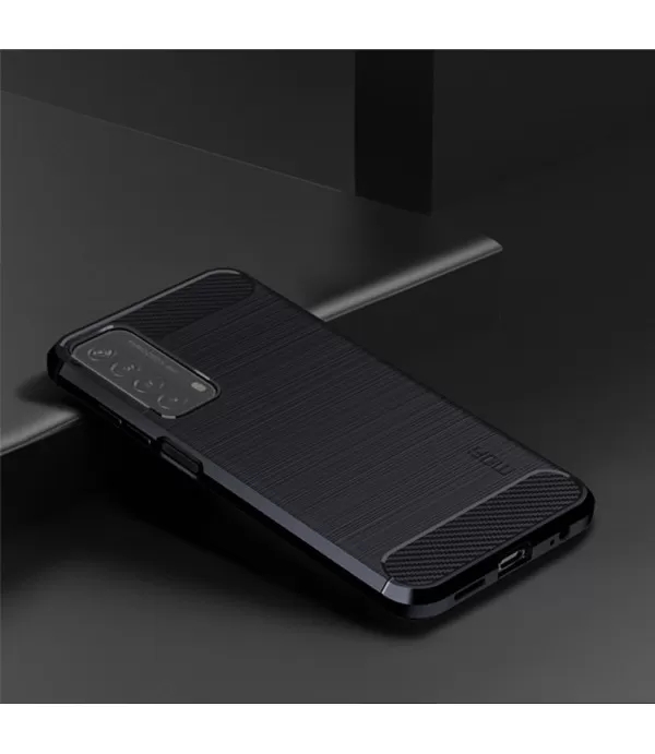 Carbon Brush silikonska zaštitna maskica Huawei P Smart 2021