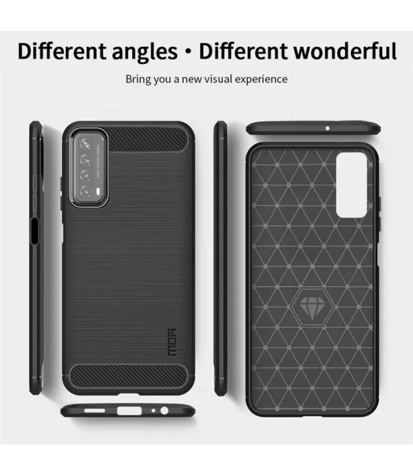 Carbon Brush silikonska zaštitna maskica Huawei P Smart 2021