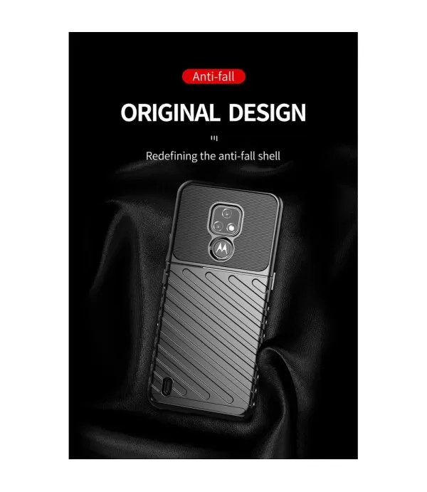 Carbon brush silikonska zaštitna maska Moto E7