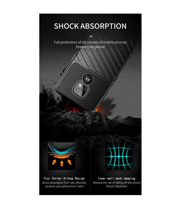 Carbon brush silikonska zaštitna maska Moto E7