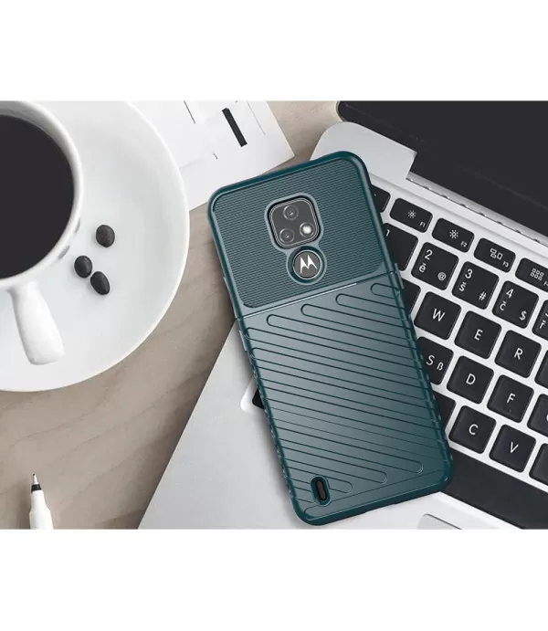 Carbon brush silikonska zaštitna maska Moto E7