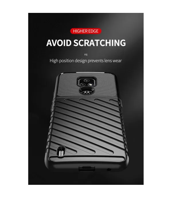 Carbon brush silikonska zaštitna maska Moto E7
