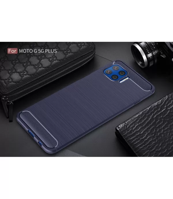 Carbon Brush silikonska zaštitna maskica Moto G 5G Plus