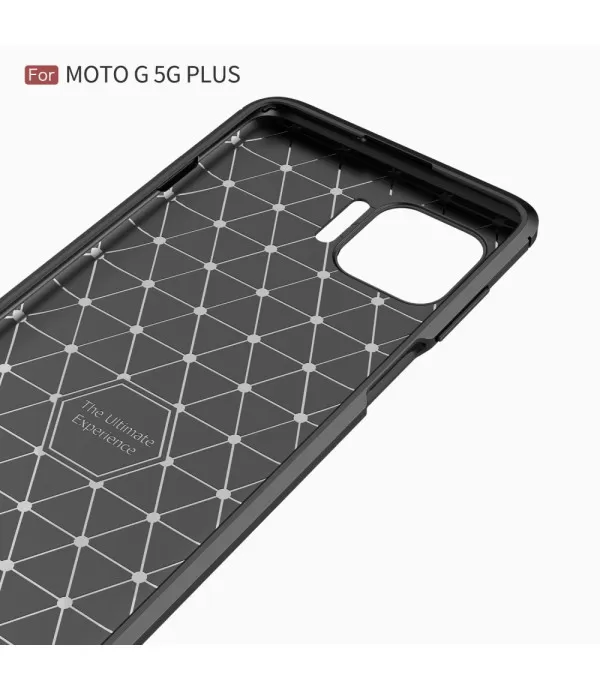 Carbon Brush silikonska zaštitna maskica Moto G 5G Plus