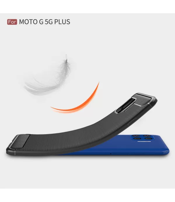 Carbon Brush silikonska zaštitna maskica Moto G 5G Plus