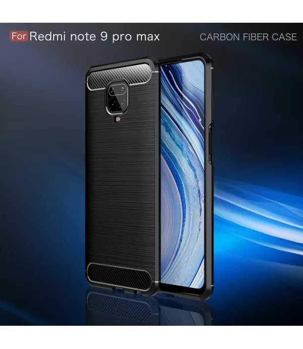 Carbon Brush silikonska zaštitna maska Xiaomi Redmi Note 9 Pro