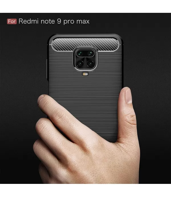 Carbon Brush silikonska zaštitna maska Xiaomi Redmi Note 9 Pro