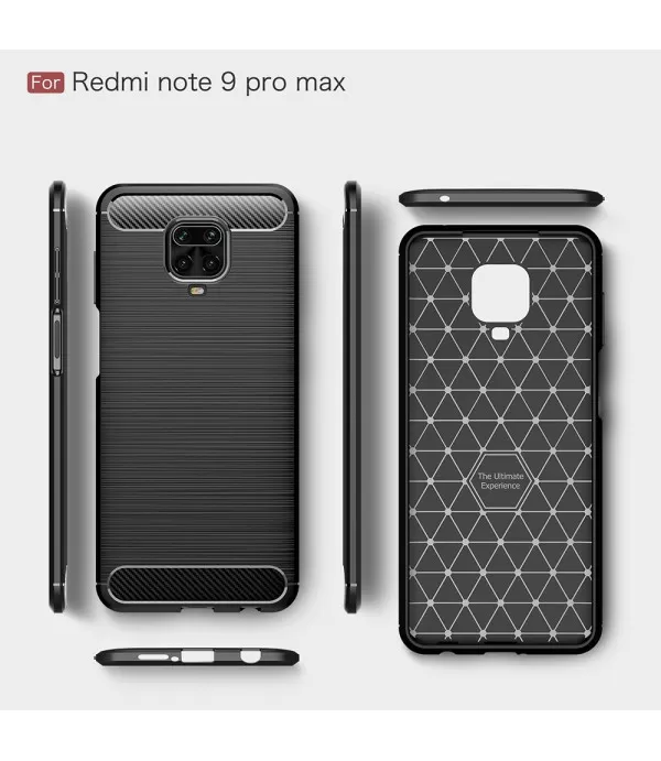 Carbon Brush silikonska zaštitna maska Xiaomi Redmi Note 9 Pro