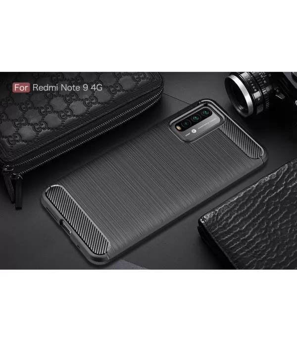 Carbon Brush silikonska zaštitna maska Xiaomi Redmi 9T, Note 10 4G, Poco M3