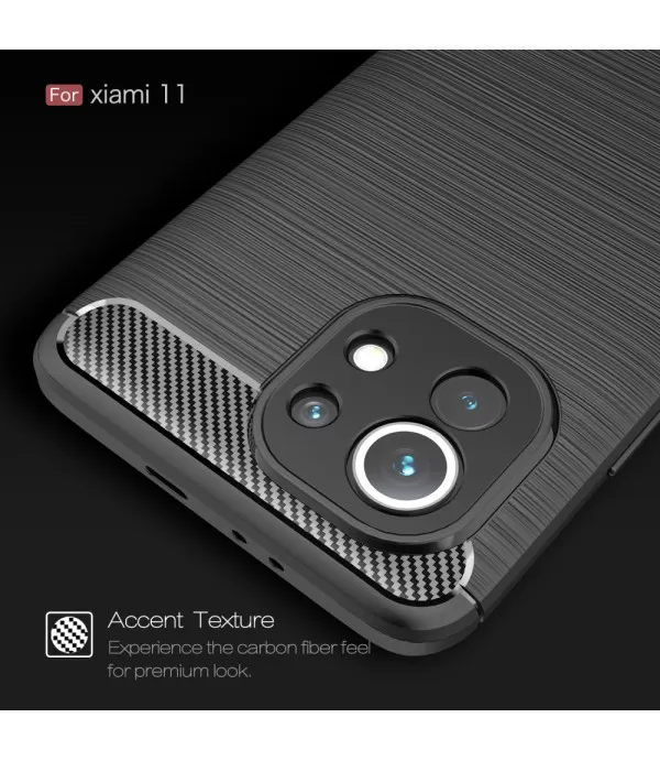 Carbon Brush silikonska zaštitna maska Xiaomi Mi 11