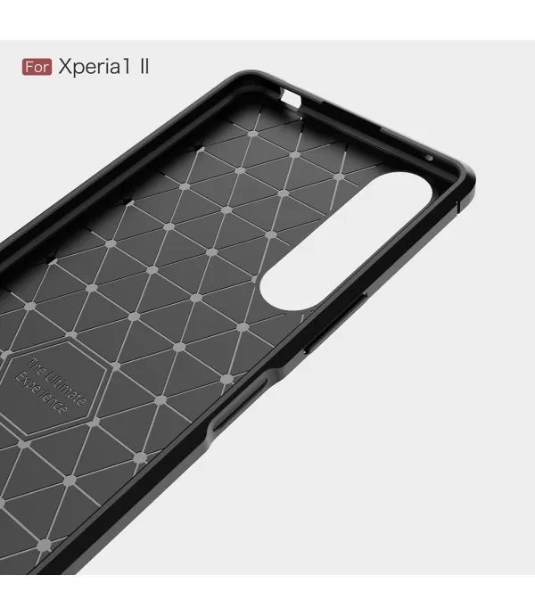 Carbon Brush silikonska zaštitna maska Sony Xperia 1 II