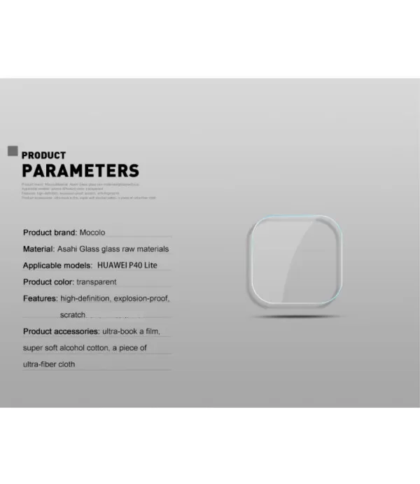 Mocolo zaštitno kaljeno staklo kamere Huawei P40 Lite