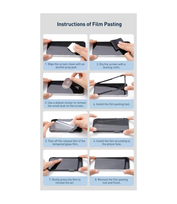 Baseus zaštitno kaljeno staklo Apple iPhone 13/13 Pro