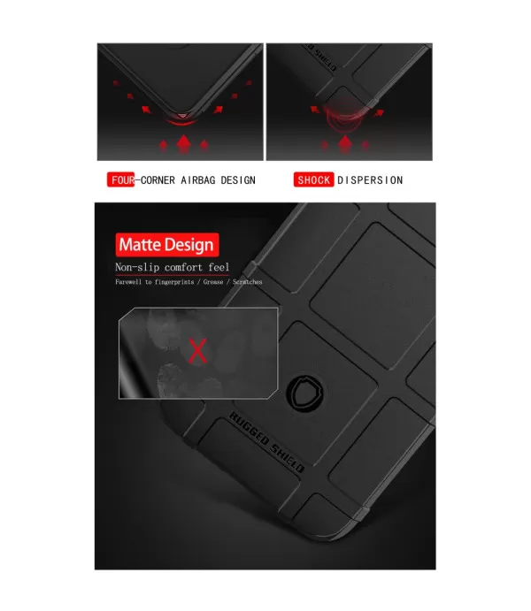 Rugged Shield silikonska zaštitna maskica Oneplus 6T