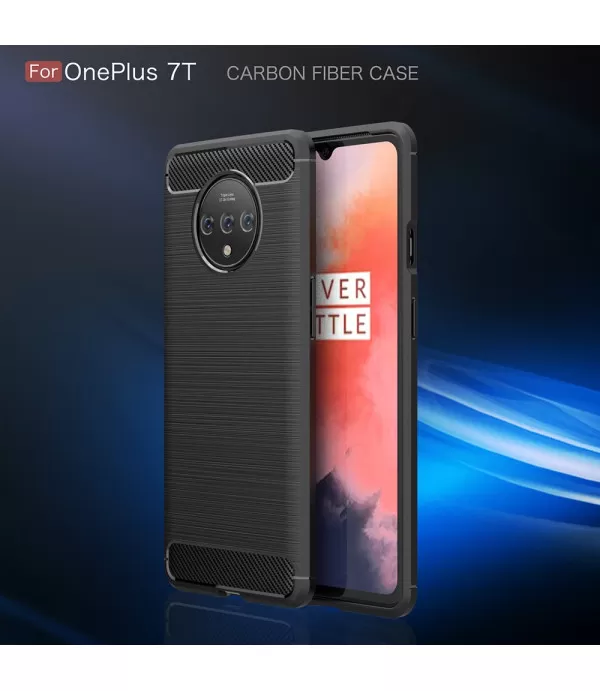 Carbon brush silikonska zaštitna maska Oneplus 7T