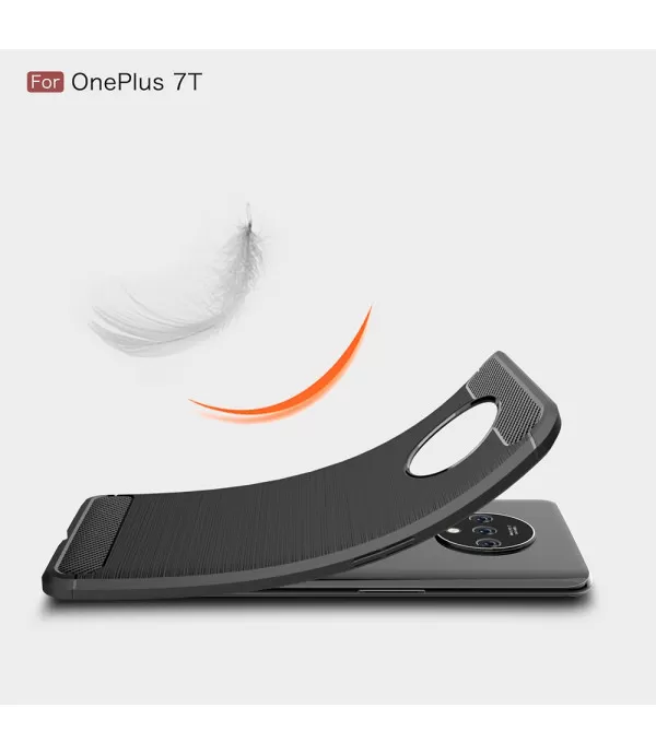 Carbon brush silikonska zaštitna maska Oneplus 7T