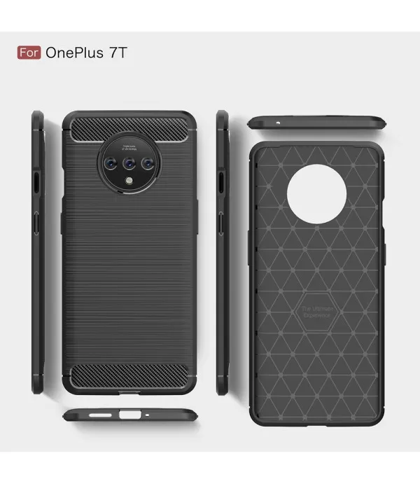 Carbon brush silikonska zaštitna maska Oneplus 7T