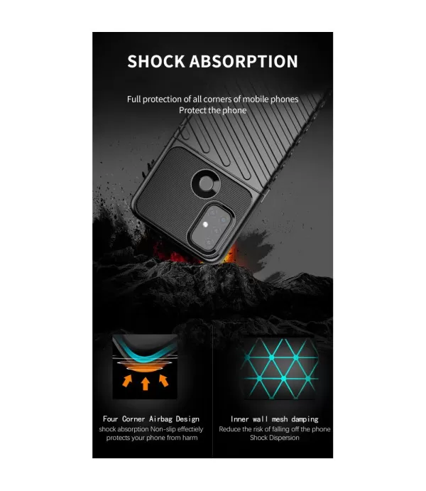 Thunder serija silikonska zaštitna maska Oneplus Nord N10