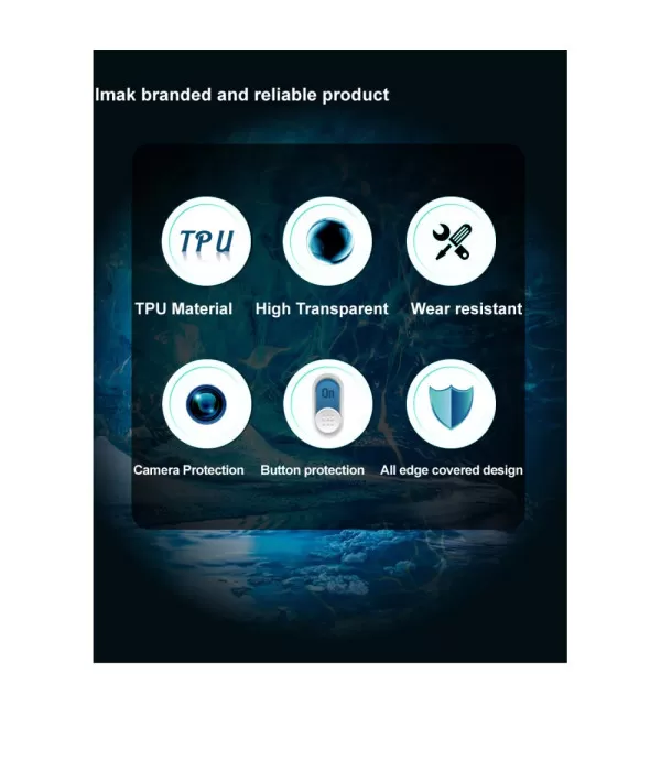 IMAK UX-5 silikonska zaštitna maska Oneplus 10 Pro prozirna