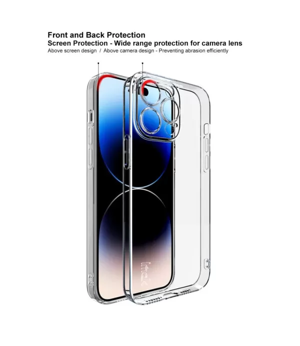 IMAK UX-5 silikonska prozirna maskica za iPhone 14 Pro Max