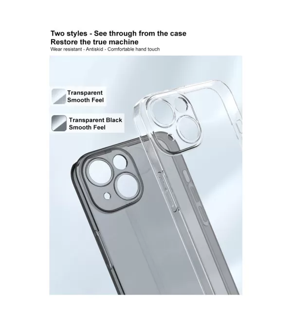 IMAK UX-5 silikonska prozirna maskica za iPhone 14 Plus
