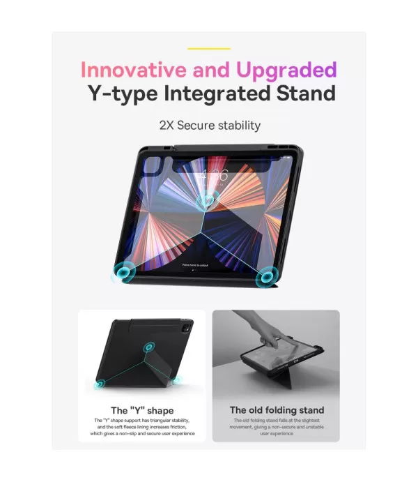 Smart Y-type preklopna torbica futrola za Apple iPad 10.2" 2019 2020 2021 8th