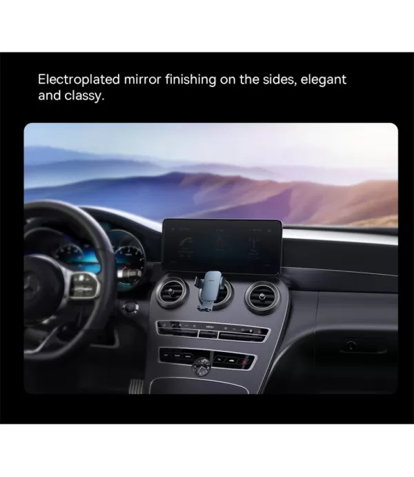 BASEUS Metal Age II Gravity nosač držač za okruglu auto ventilaciju