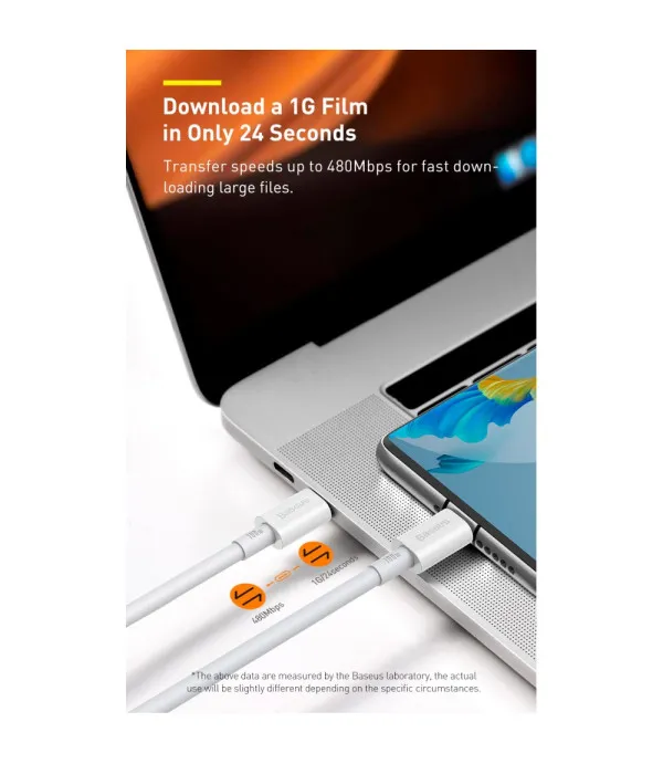 BASEUS Superior Serija kabel za brzo punjenje Type -C na Type C  100W 2m