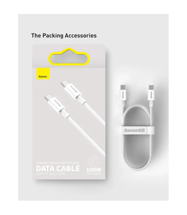 BASEUS Superior Serija kabel za brzo punjenje Type -C na Type C  100W 2m