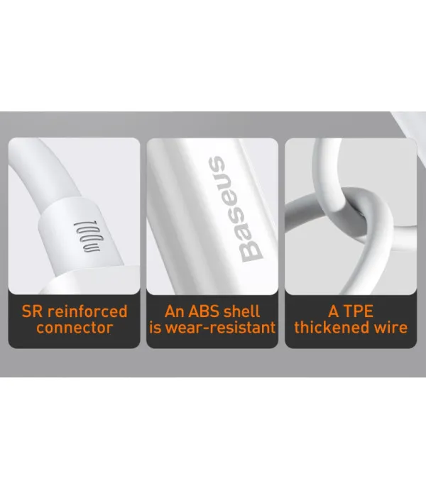 BASEUS Superior Serija kabel za brzo punjenje Type -C na Type C  100W 2m
