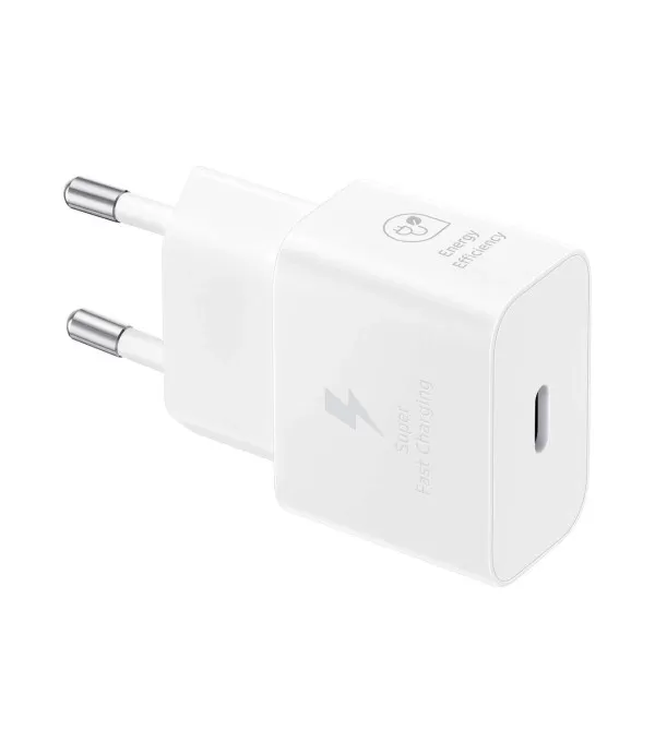Original Samsung kućni punjač adapter Fast charge 25W s Type C kabelom EP-T2510XWEGEU 2024