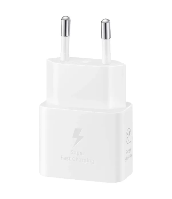 Original Samsung kućni punjač adapter Fast charge 25W s Type C kabelom EP-T2510XWEGEU 2024