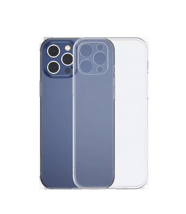 Baseus Simple prozirna silikonska zaštitna maska Apple iPhone 12 Pro