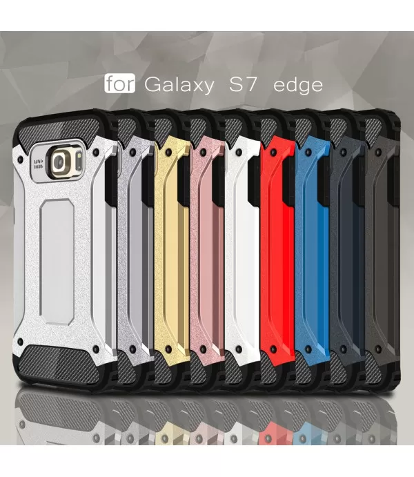 Silikonska + plastična maskica Samsung Galaxy S7 Edge