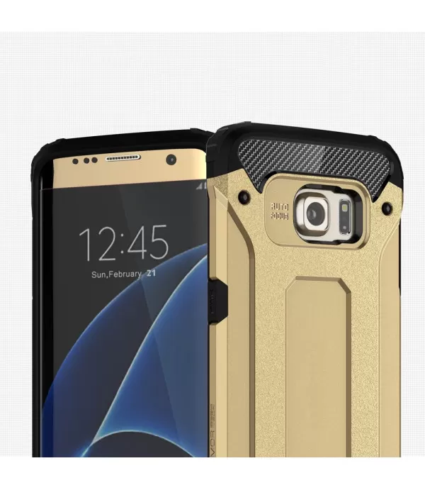 Silikonska + plastična maskica Samsung Galaxy S7 Edge