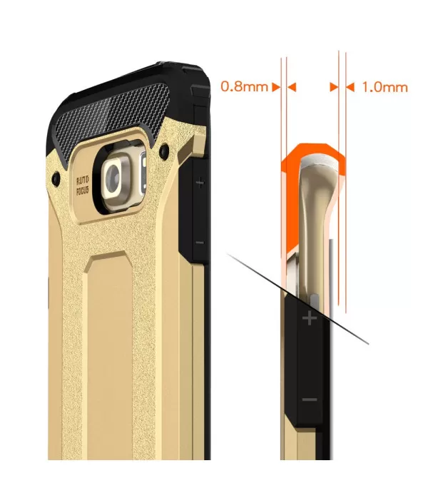 Silikonska + plastična maskica Samsung Galaxy S7 Edge