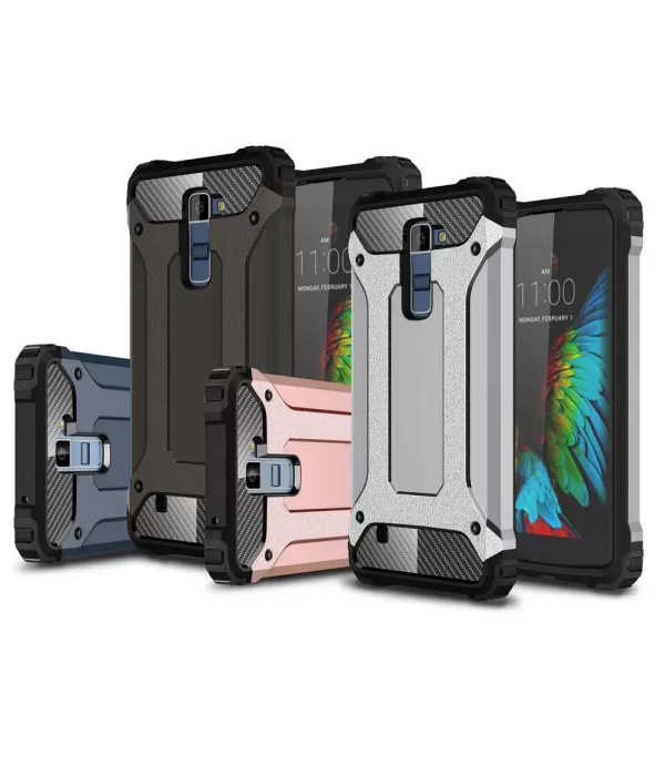 Silikonska + plastična torbica maska LG K10