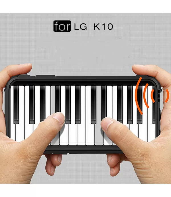Silikonska + plastična torbica maska LG K10