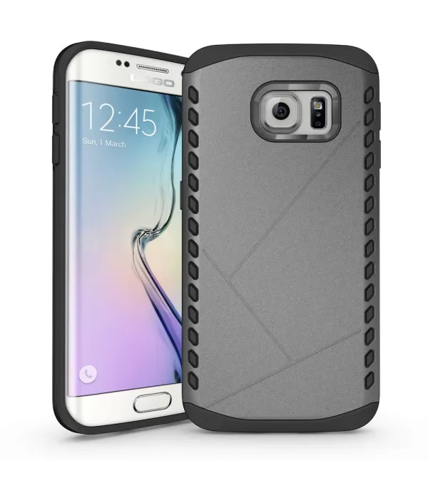 Silikonska + plastična maskica Samsung Galaxy S6 Edge