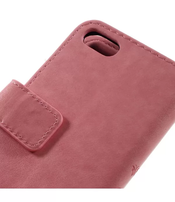Preklopna torbica maskica s uzorkom leptira za iPhone SE / 8 / 7