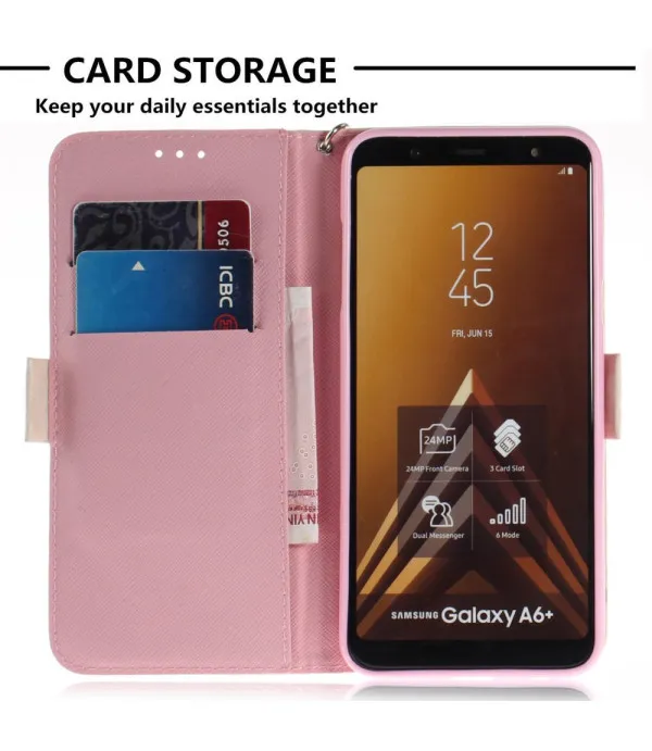 Kožna torbica futrola Samsung Galaxy A6 Plus (2018)