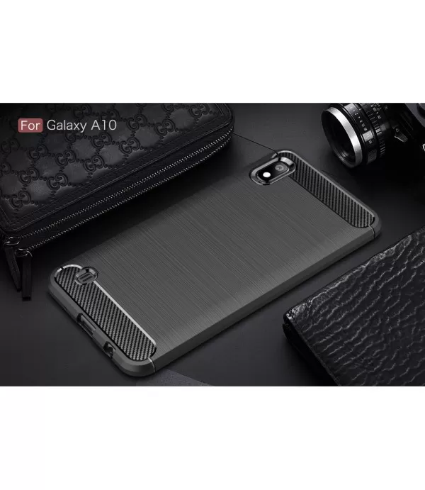 Carbon Brush silikonska zaštitna maska Samsung Galaxy A10